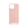 YOOUP Rózsaszín TPU telefontok zsinórral iPhone 15 6.1 colos YooUp Cord