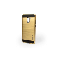 YOOUP TPU telefontok Samsung Galaxy A8 Plus (2018) A730 arany tok és táska