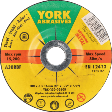 York 100x6x16 A30RBF DPC tisztítókorong, T27 barkácsgép tartozék