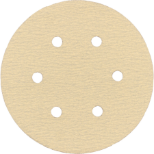 York 150mm 6 lyukú öntapadós csiszolótárcsa P150 barkácsgép tartozék