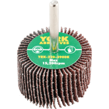 York 50x30/6mm al-ox lamellás csapos csiszolókorong P40 barkácsgép tartozék