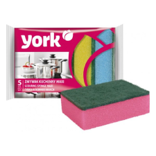 York Mosogatószivacs YORK maxi 16x7x10 cm 5 db/csomag tisztító- és takarítószer, higiénia
