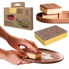 York Ökológiai cellulóz súrolószivacs YORK ECO NATURAL (2 db) takarító és háztartási eszköz
