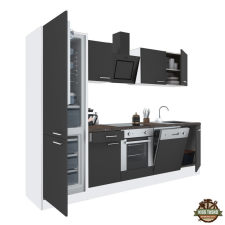  Yorki 280 konyhabútor alsó sütős, alulfagyasztós hűtős kivitelben bútor