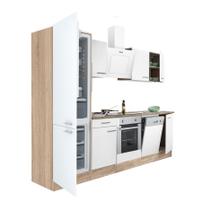  Yorki 280 konyhabútor alsó sütős, alulfagyasztós hűtős kivitelben bútor