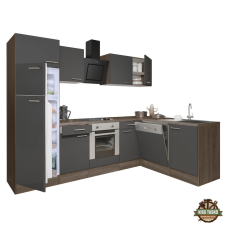  Yorki 280 sarok konyhabútor alsó sütős felülfagyasztós hűtős kivitelben bútor