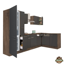  Yorki 310 sarok konyhabútor alulfagyasztós hűtős kivitelben bútor