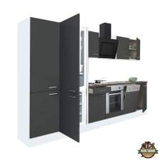  Yorki 340 konyhabútor alsó sütős, alulfagyasztós hűtős kivitelben bútor