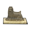  Yorkshire terrier, York, Yorkshire terrier, Yorkie - kutya szobor, kutya sziluett figura, trófea egy Art-Dog kutyakiállításra