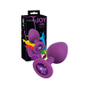 YOU2TOYS Colorful JOY - szilikon anál dildó - közepes (lila)