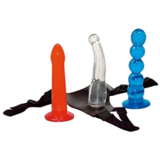You2Toys - Felcsatolható dildó szett! - színes felcsatolható eszközök