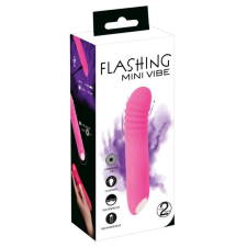 YOU2TOYS Flashing Mini Vibe - akkus, világító vibrátor (pink) vibrátorok