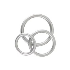 YOU2TOYS Metallic - szilikon péniszgyűrű szett péniszgyűrű