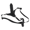 YOU2TOYS - Silicon Strap-On - felcsatolható dildó (fekete)