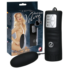 YOU2TOYS Velvet fekete vibrokéj - bársonyos vibrátorok