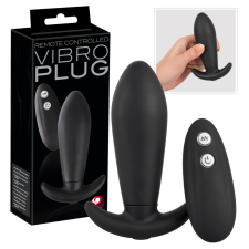 YOU2TOYS - Vibro Plug - rádiós anál vibrátor (fekete) anál