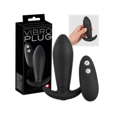 YOU2TOYS - Vibro Plug - rádiós anál vibrátor (fekete) anál
