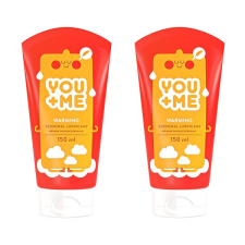 You+Me YOU ME Warming kellemes melegítő hatással, 2×150 ml síkosító