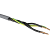  YSLY-JZ 4x2,5mm2 árnyékolatlan vezérlőkábel 300/500V szürke