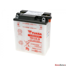 Yuasa YuMicron YB12A-B akkumulátor - savcsomag nélkül autó akkumulátor