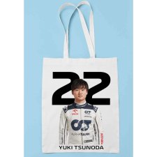 Yuki Tsunoda Formula 1 2024 vászontáska egyedi mintával kézitáska és bőrönd