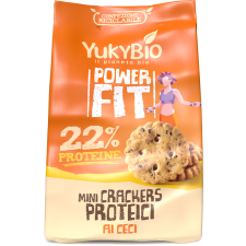 Yukybio Yukybio bio powerfit mini kréker fehérjével,csicseriborsóval 150 g reform élelmiszer