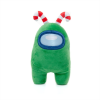 YuMe Among Us plüss figura 20 cm - zöld, nyalóka pálcával