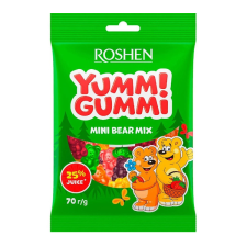 Yummi Gummi gumicukor Mini Bear Mix - 70 g csokoládé és édesség
