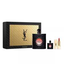 Yves Saint Laurent Opium Black Ajándékszett, Eau de Parfum 90ml + Eau de Parfum 7.5ml + ajakrúzs 1.3ml, női kozmetikai ajándékcsomag
