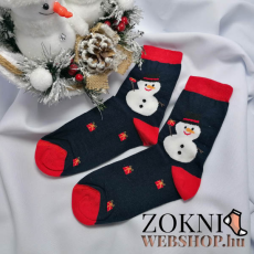 YVONNE Mikulásos zokni HÓEMBER MINTÁS 35-38