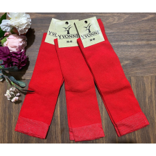 YVONNE pamut térdzokni piros szinben férfi zokni