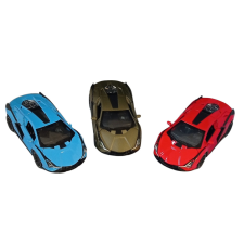 YWU Fémautó fénnyel és hanggal autópálya és játékautó