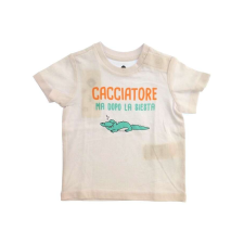 Z generation krokodilmintás fehér póló gyerek póló