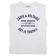 Zadig &amp; Voltaire Trikók / Ujjatlan pólók X60535 Fehér 16 éves gyerek póló