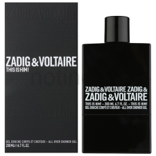  Zadig & Voltaire This Is Him! tusfürdő férfiaknak 200 ml kozmetikai ajándékcsomag