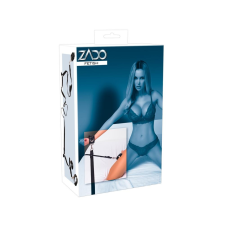 Zado - bőr ágyhoz kötöző szett (fekete) bilincs, kötöző