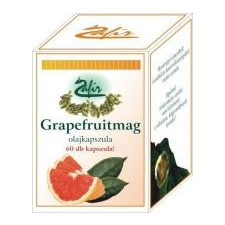 Zafir grapefruitmag olajkapszula 60 db gyógyhatású készítmény