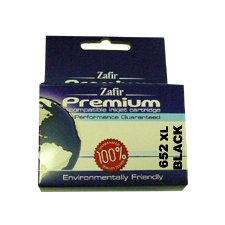 Zafir Premium No.652XL (HP F6V25AE) Black nyomtatópatron & toner