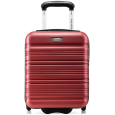 Zagatto Kabinkocsi, Zagatto®, Piros, Kocsi mérete 40x30x20 cm, XS méret, Kis kocsi, Kézipoggyász, Wizz Air kompatibilis, Alumínium teleszkópos fogantyú, Robusztus cipzár, ABS, Ellenálló, Űrtartalom 2