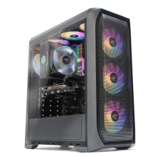 Zalman N5 MF RGB Window Black számítógép ház