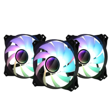 Zalman ZM-IF120A3 12cm-es ház hűtő ventilátor 3db + vezérlő hűtés