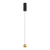 ZAMBELIS arany-fekete LED függesztett lámpa (ZAM-25138) LED 1 izzós IP20