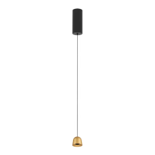 ZAMBELIS arany-fekete LED függesztett lámpa (ZAM-25138) LED 1 izzós IP20 világítás