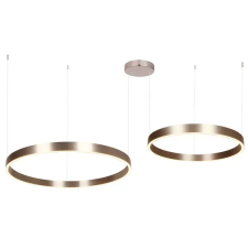 ZAMBELIS barna-fehér LED függesztett lámpa (ZAM-25374) LED 1 izzós IP20 világítás