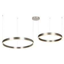 ZAMBELIS nikkel-fehér LED függesztett lámpa (ZAM-25373) LED 1 izzós IP20 világítás