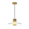 ZAMBELIS sárgaréz-fehér LED függesztett lámpa (ZAM-25141) LED 1 izzós IP20