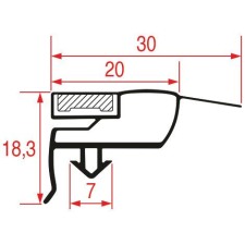 Zanussi BEKATTINTHATÓ TÖMÍTÉS 590x397 mm beépíthető gépek kiegészítői