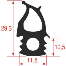 Zanussi SÜTŐAJTÓ TÖMÍTÉS 755x660 mm beépíthető gépek kiegészítői
