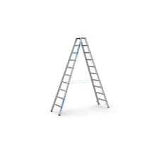  ZARGES Állólétra 2x10 fokos eloxált Saferstep B létra és állvány