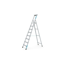  ZARGES Szegecselt lépcsős állólétra szerszámtartóval 1x8 fokos XLstep S (Munkamagasság: 4m) létra és állvány